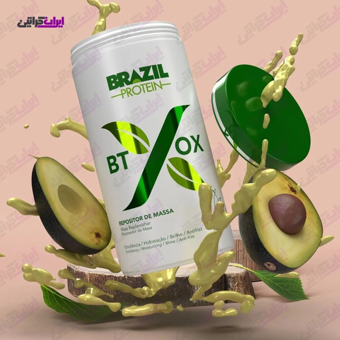بوتاکس مو آووکادو برزیل پروتئین brazil protein حجم 1kg